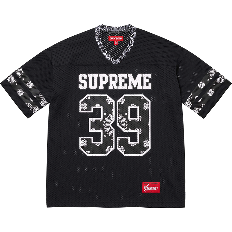 Supreme 25ss Bandana Football Jersey Tee