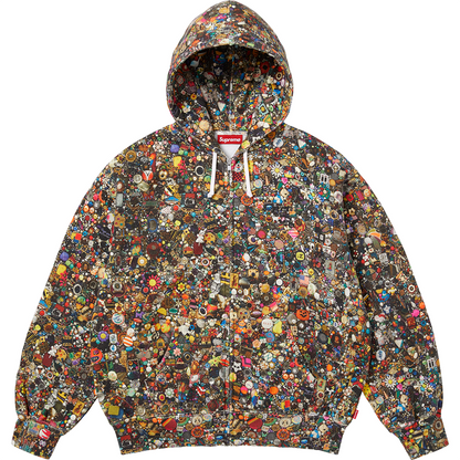Supreme Mike Kelley Zip Up Hooded Sweatshirt